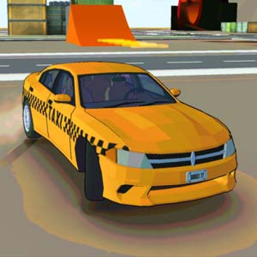 Police in stunt city
